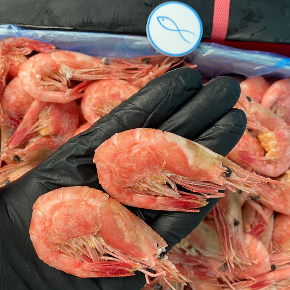 КОРОБКА 5 кг. Магаданские креветки 40/60